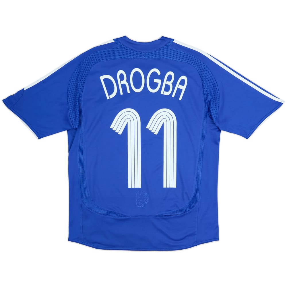 2006-08 Chelsea Home Shirt Drogba #11 - 8/10 - (L.Boys)