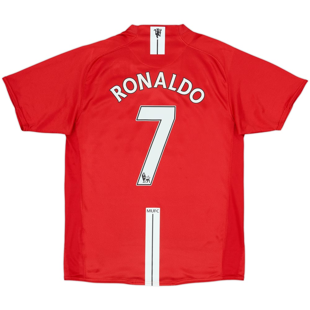 2007-09 Manchester United Home Shirt Ronaldo #7 - 6/10 - (M)