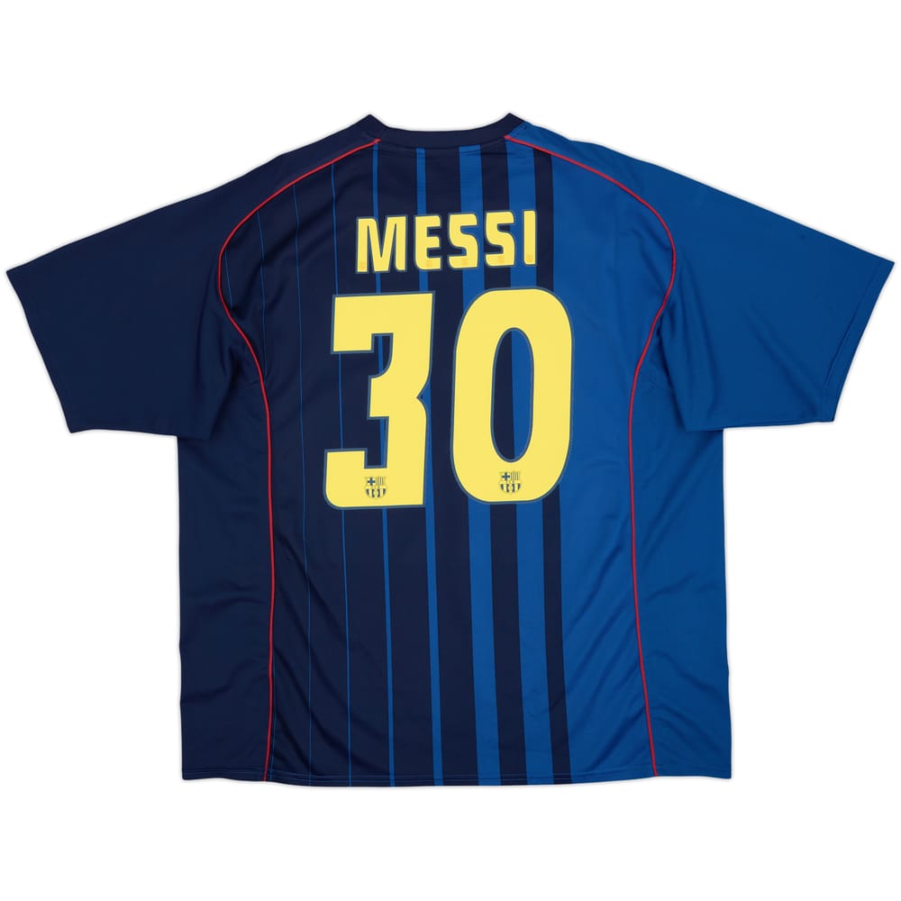 2004-05 Barcelona Basic Away Shirt Messi #30 - 7/10 - (3XL)