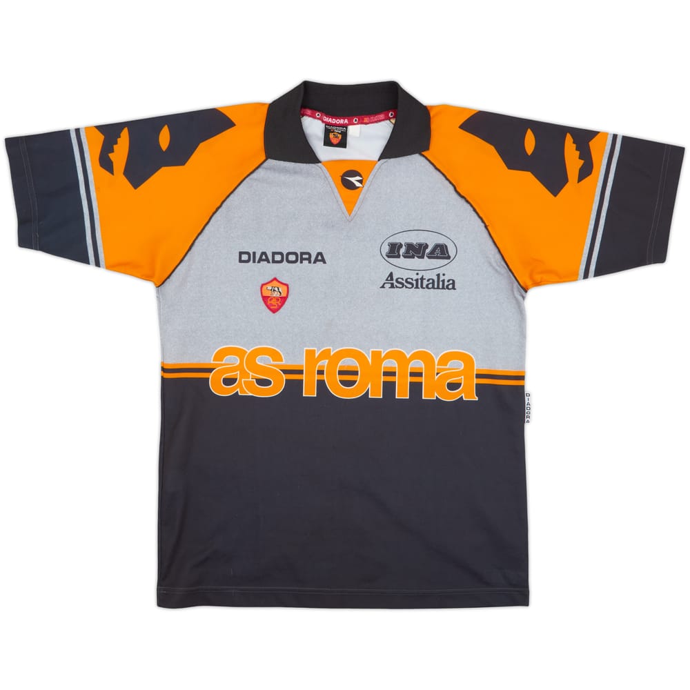 Camiseta Diadora de entrenamiento del Roma 1997-98 - 8/10 - (M)