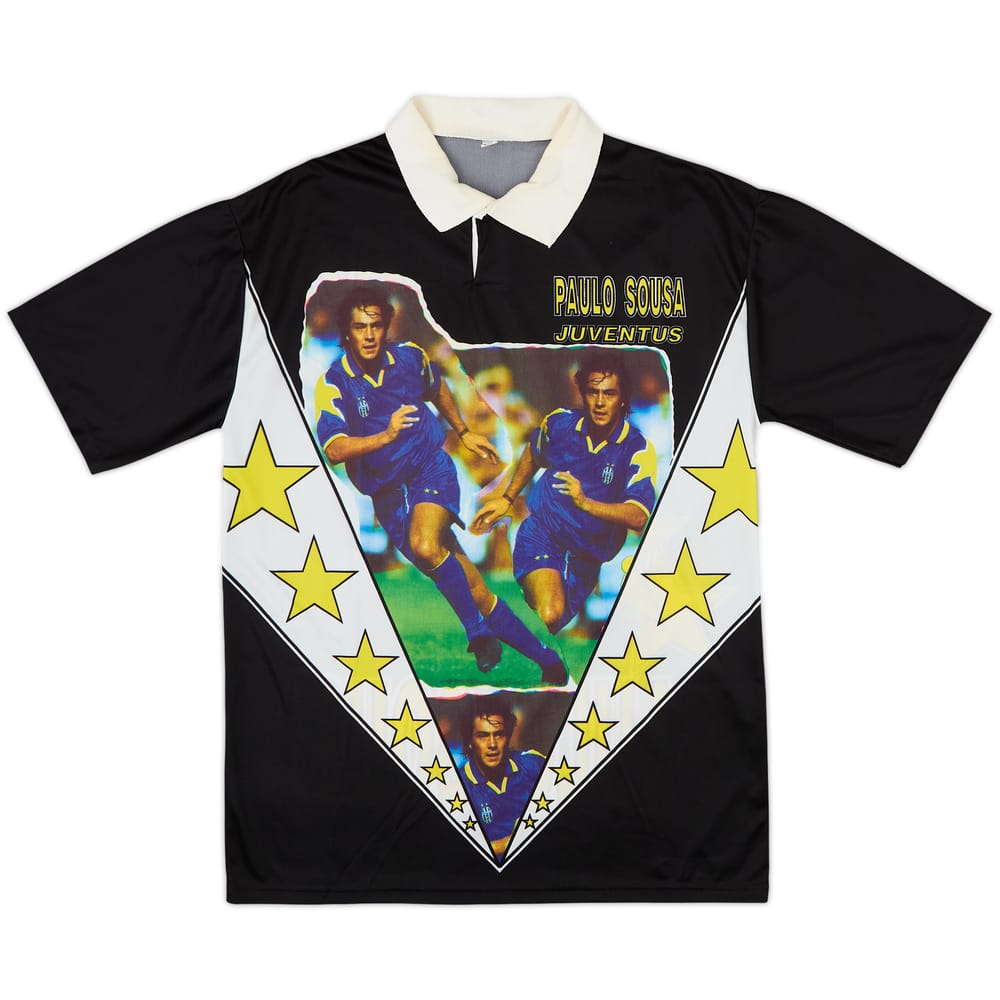 1994-95 Juventus 'Paulo Sousa' Graphic Shirt - 9/10 - (XL)