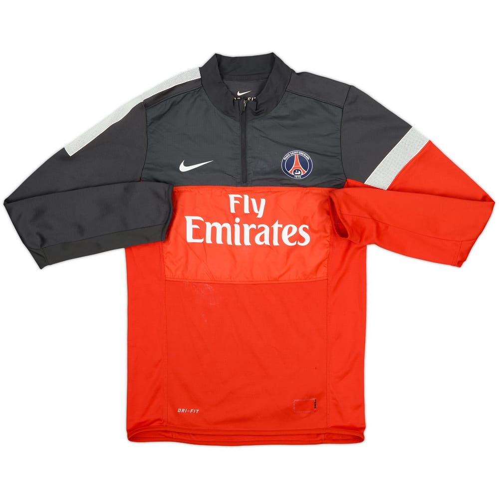 2012-13 Paris Saint-Germain Nike 1/4 Zip Drill Top - 7/10 - (S)