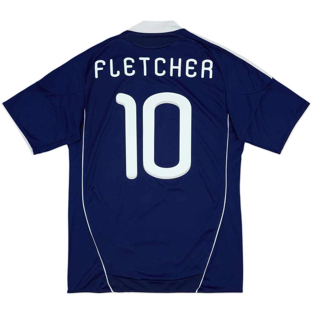 2010-11 Scotland Home Shirt Fletcher #10 - 7/10 - (M)