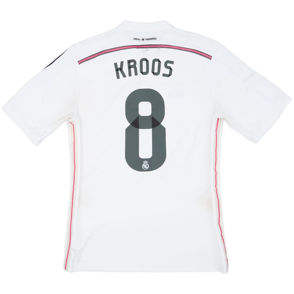 2014-15 Real Madrid Home Shirt Kroos #8 - 6/10 - (M)