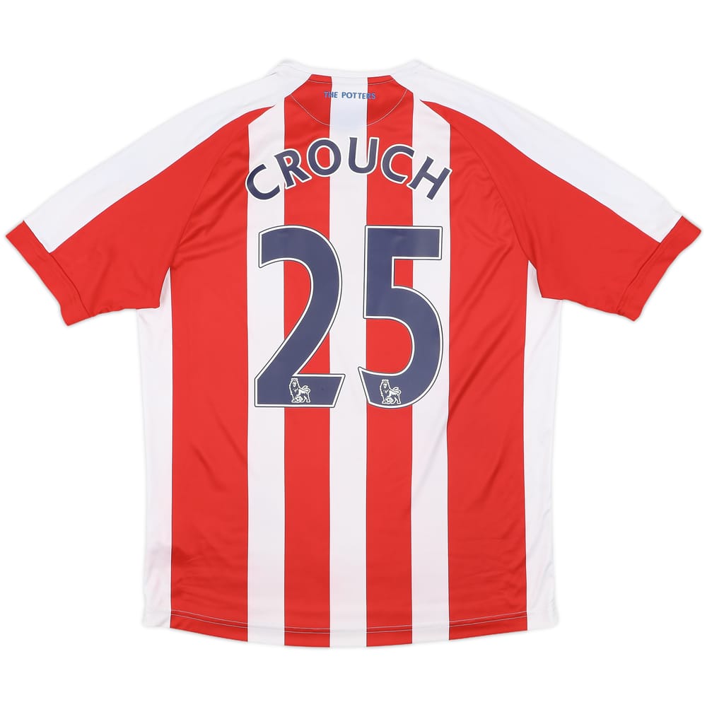 2014-15 Stoke City Home Shirt Crouch #25 - 8/10 - (M)