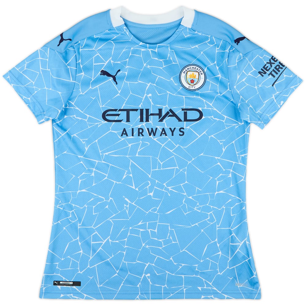 2020-21 Manchester City Home Shirt - 9/10 - (Women's S)