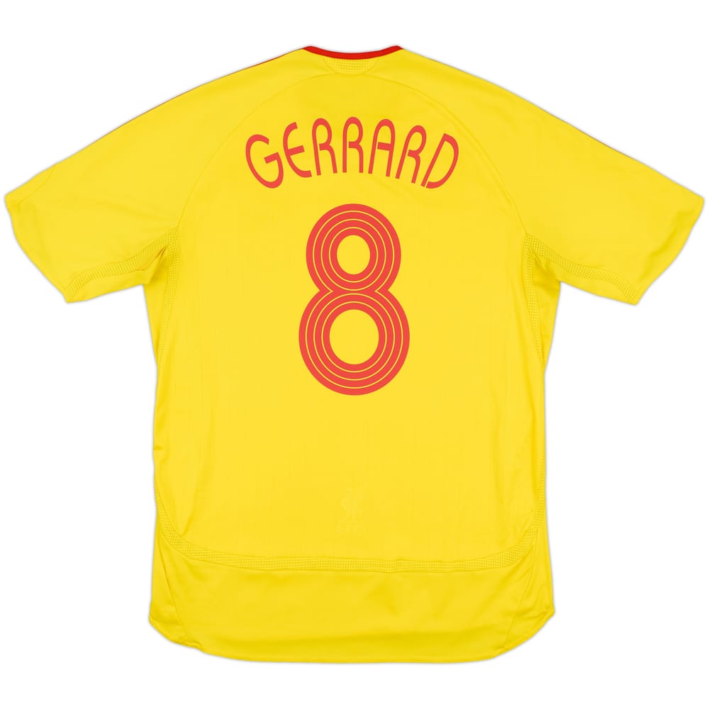 2006-07 Liverpool Player Issue Away Shirt Gerrard #8 - 8/10 - (L)