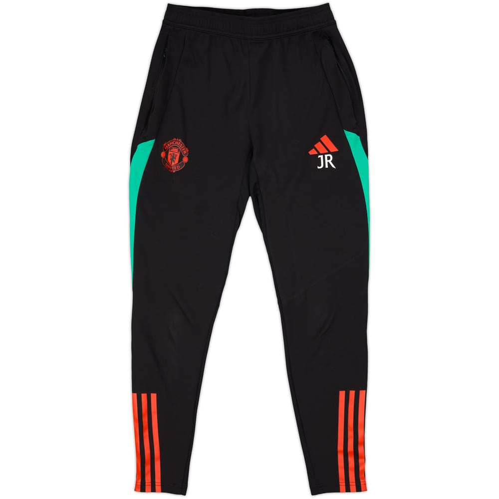 2023-24 Manchester United adidas Staff Issue Track Pants/Bottoms JR - 9/10 - (S)