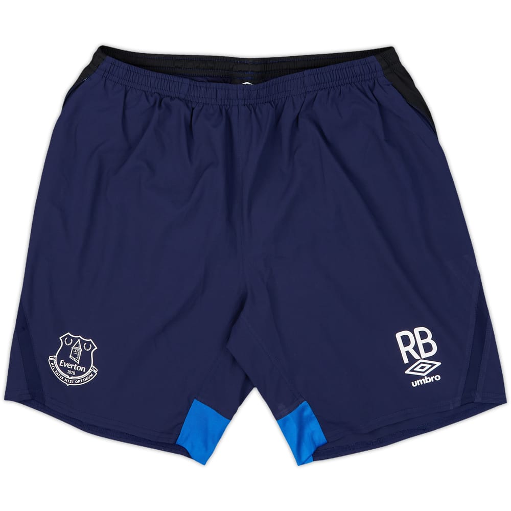 2018-19 Everton Umbro Staff Issue Training Shorts RB - 9/10 - (L)