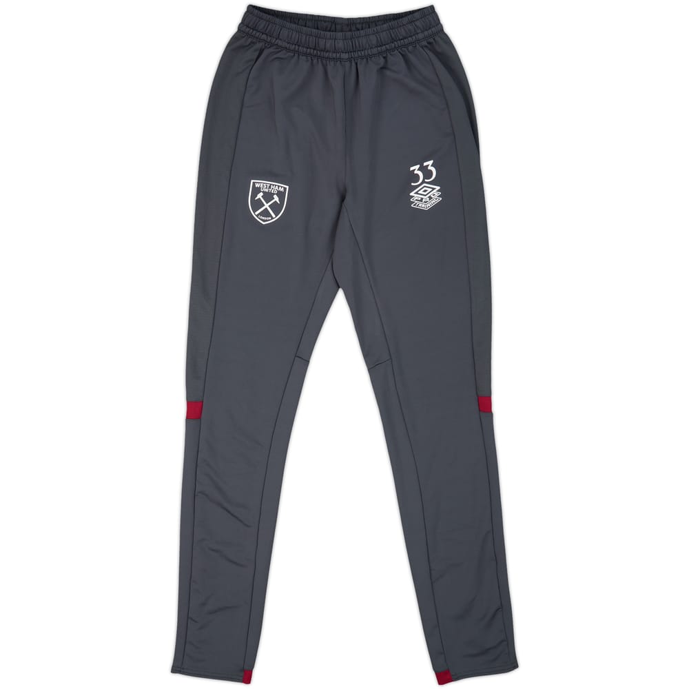2022-23 West Ham Umbro Player Issue Track Pants/Bottoms #33 - 9/10 - (S)