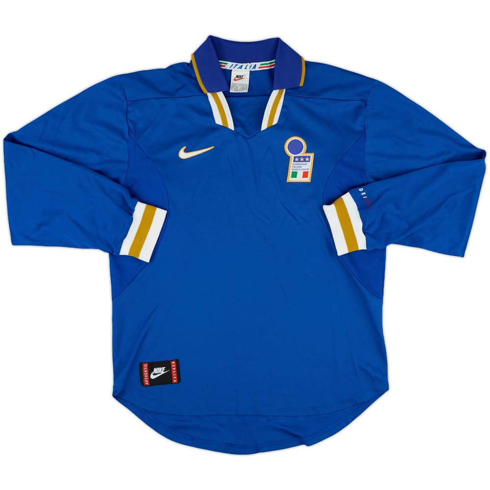 1996-97 Italy Home L/S Shirt - 9/10 - (M)