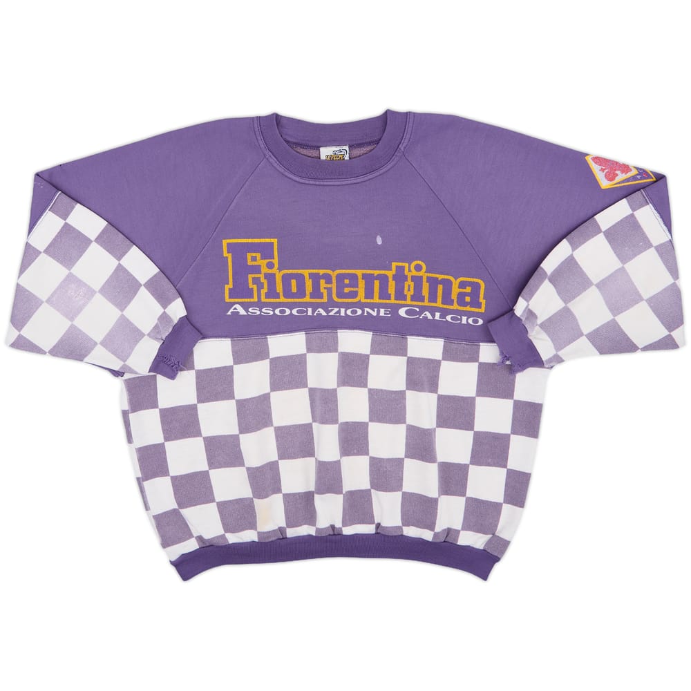 1990-91 Fiorentina Le Felpe Dei Grandi Club Sweat Top - 5/10 - (XL)