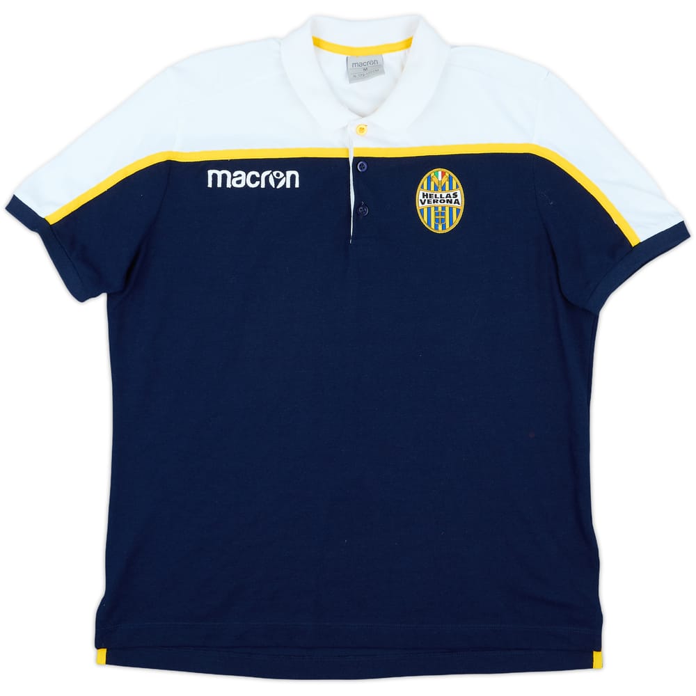 2018-19 Hellas Verona Macron Polo Shirt - 5/10 - (XL)