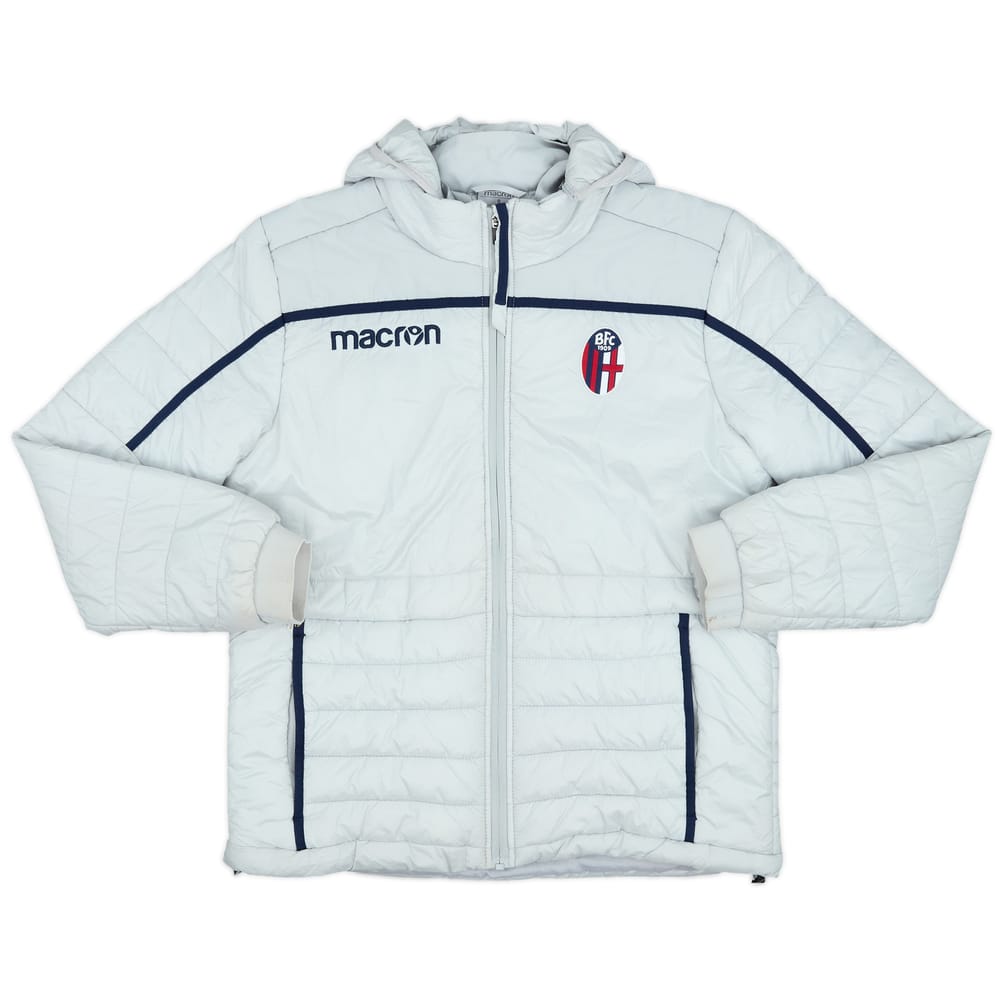 2018-19 Bologna Macron Padded Bench Coat - 8/10 - (S)