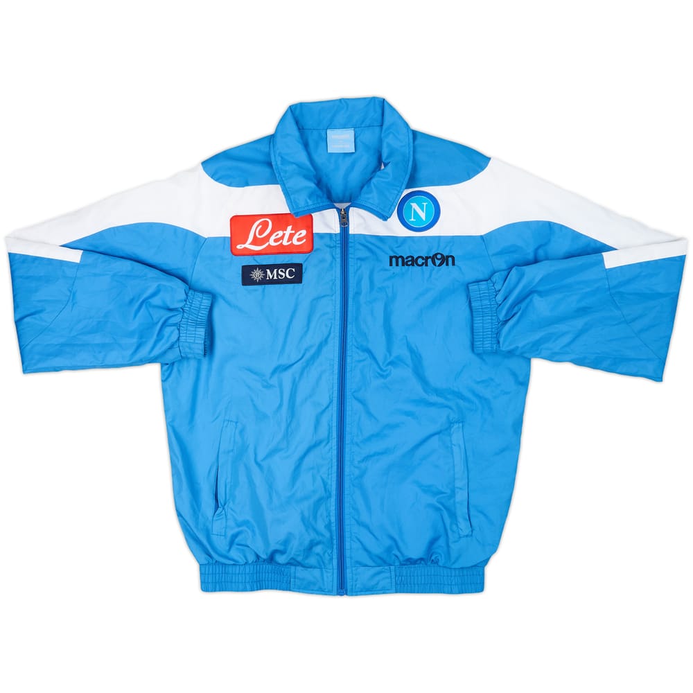 2011-12 Napoli Macron Track Jacket - 8/10 - (M)