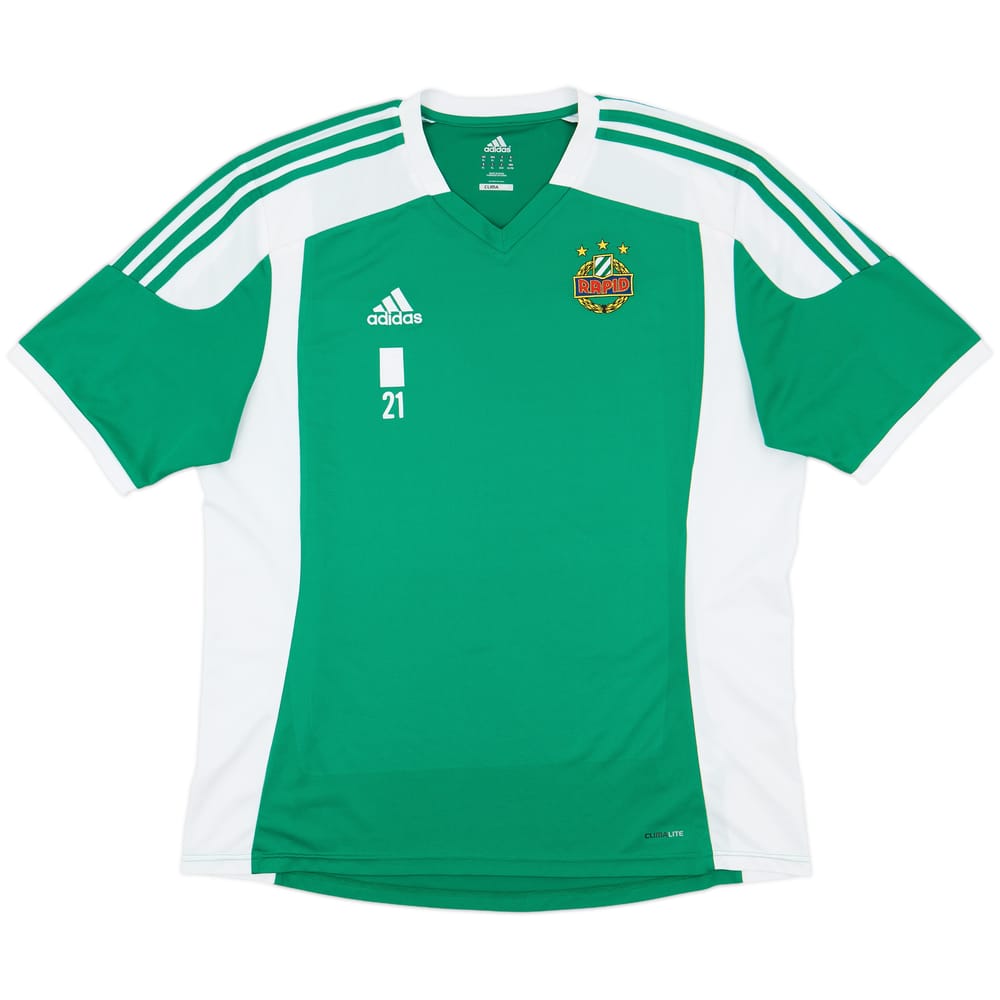 2013-14 Rapid Vienna Player Issue adidas Training Shirt #21 - 10/10 - (XL)