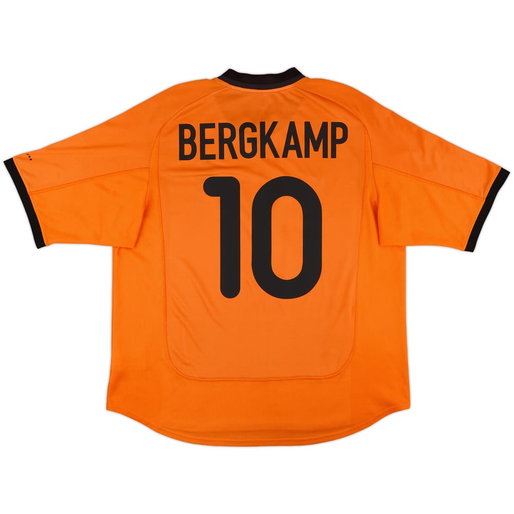 2000-02 Netherlands Home Shirt Bergkamp #10 - 8/10 - (XL)