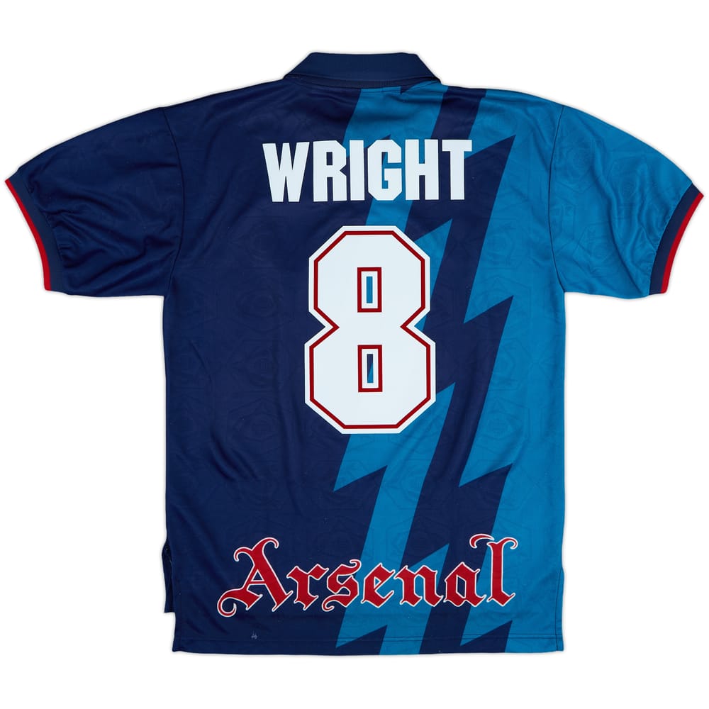 1995-96 Arsenal Away Shirt Wright #8 - 6/10 - (S)