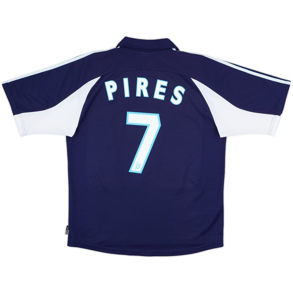 1999-00 Olympique Marseille Away Shirt Pires #7 - 8/10 - (M)