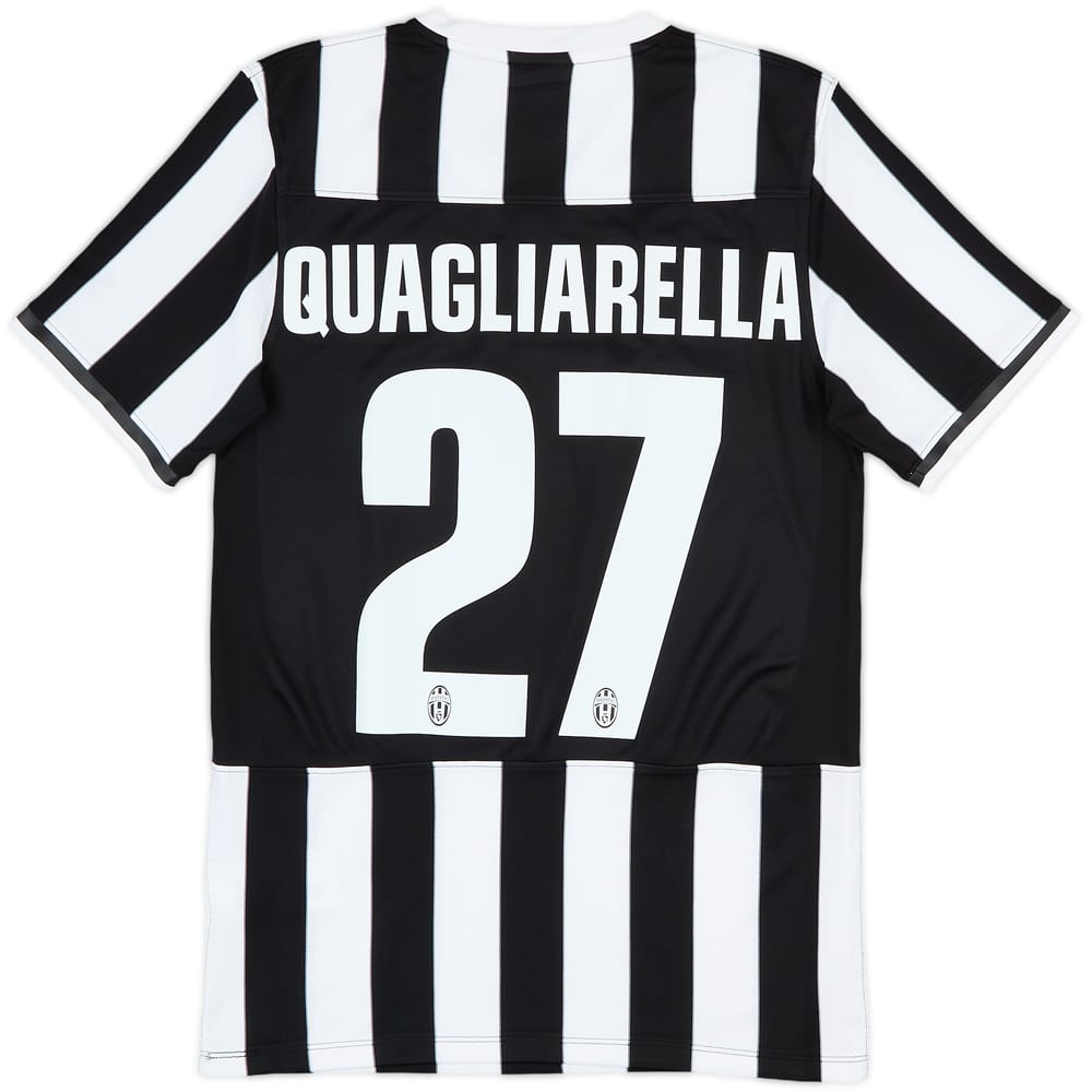 2013-14 Juventus Home Shirt Quagliarella #27 - 9/10 - (S)