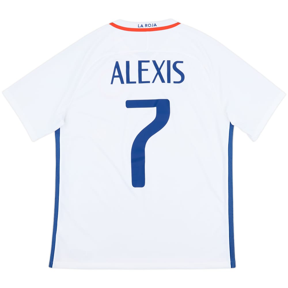 2016-17 Chile Away Shirt Alexis #7 - 8/10 - (L)