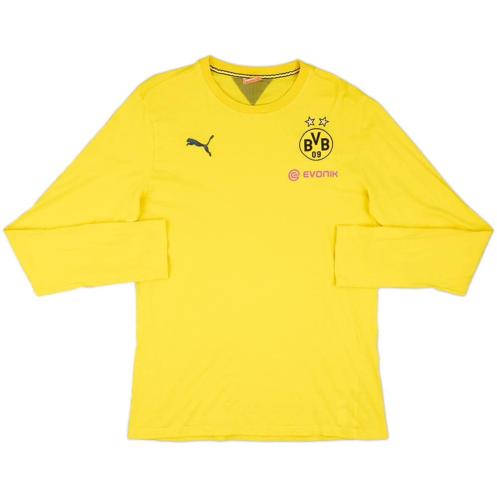2012-13 Borussia Dortmund Puma Cotton L/S Tee - 9/10 - (L)
