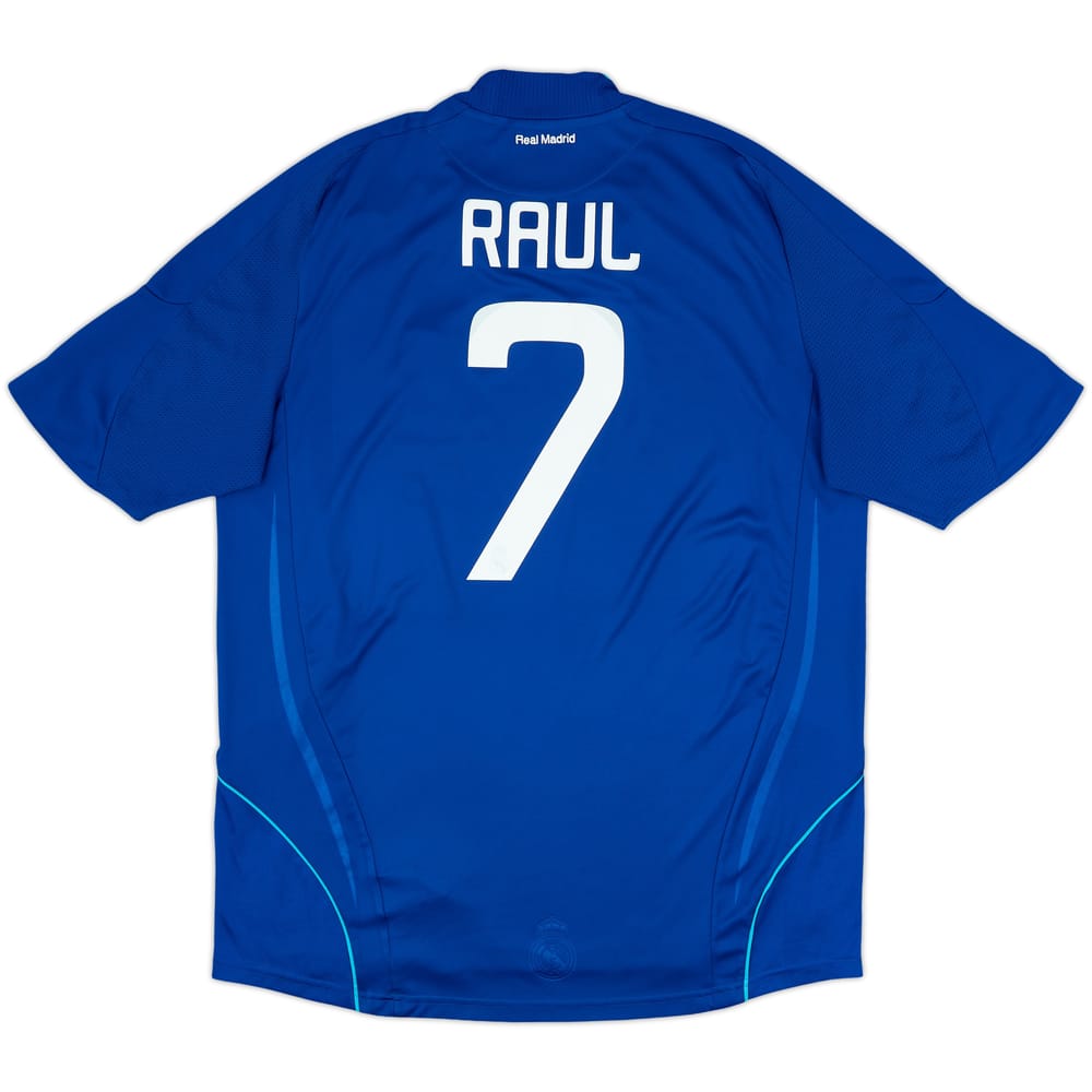 2008-09 Real Madrid Away Shirt Raul #7 - 8/10 - (XL)
