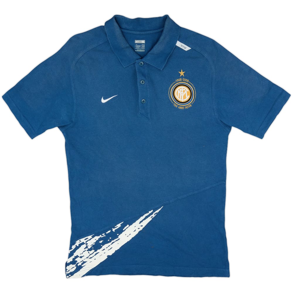 2007-08 Inter Milan Nike Polo Shirt - 8/10 - (M)