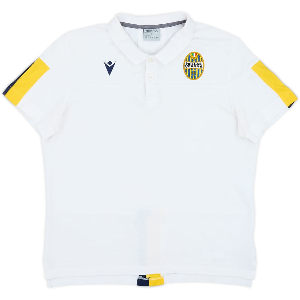 2019-20 Hellas Verona Macron Polo Shirt - 6/10 - (L)