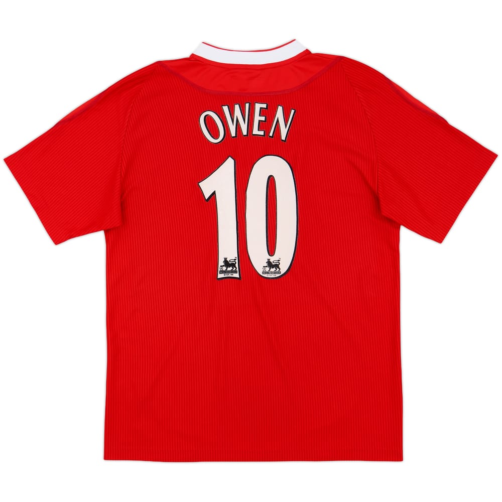 2002-04 Liverpool Home Shirt Owen #10 - 8/10 - (M)