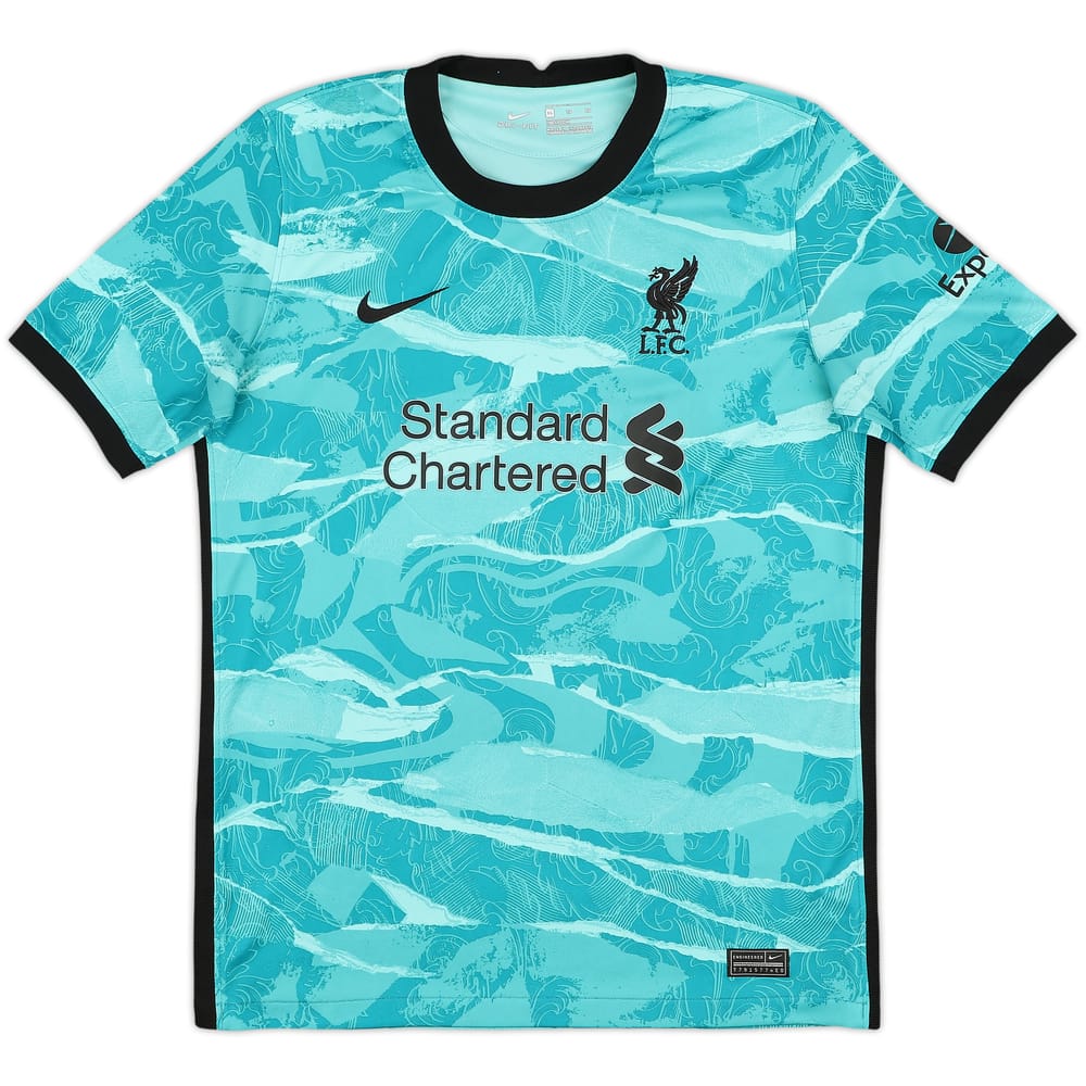 2020-21 Liverpool Away Shirt - 8/10 - (XL.Boys)