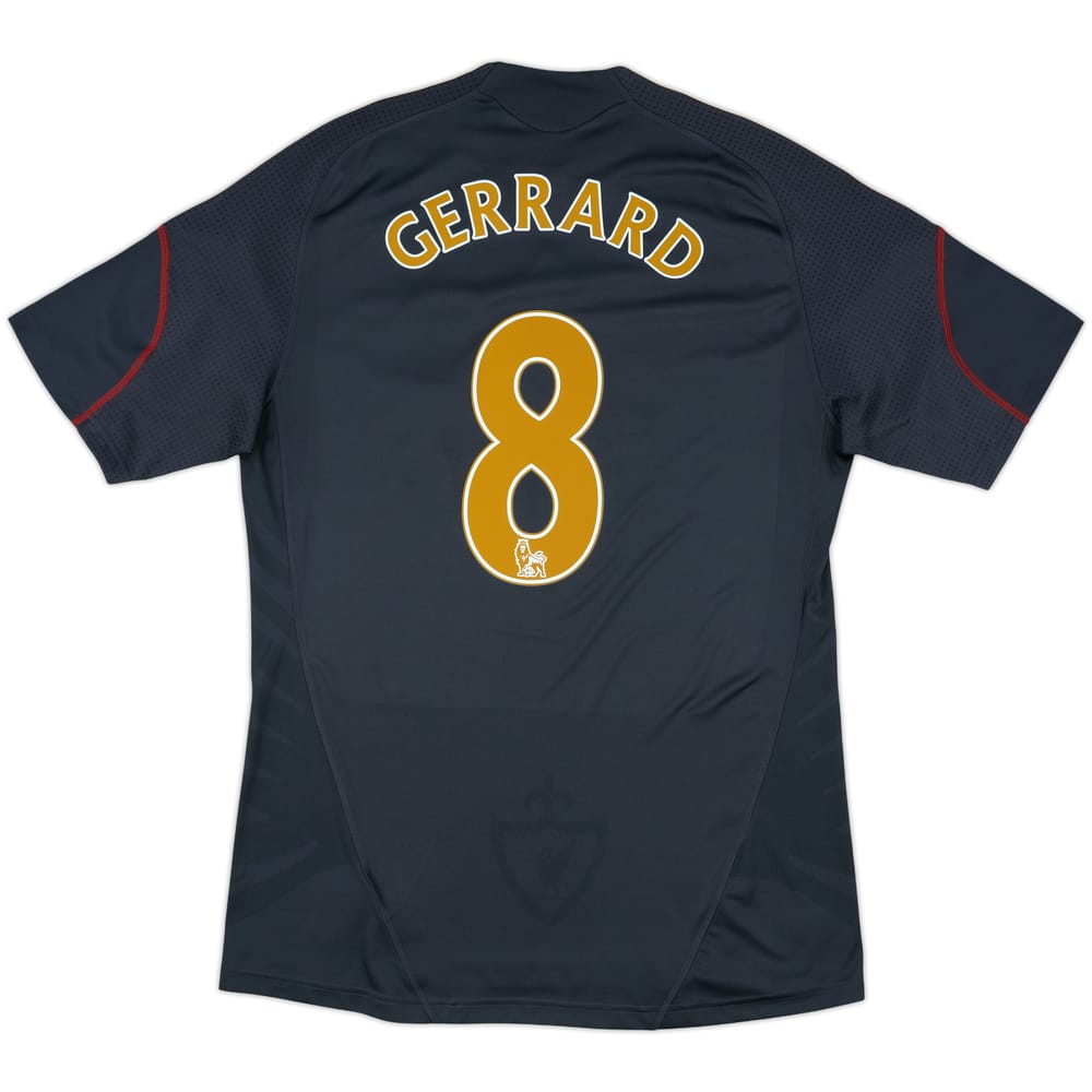 2009-10 Liverpool Away Shirt Gerrard #8 - 8/10 - (M)