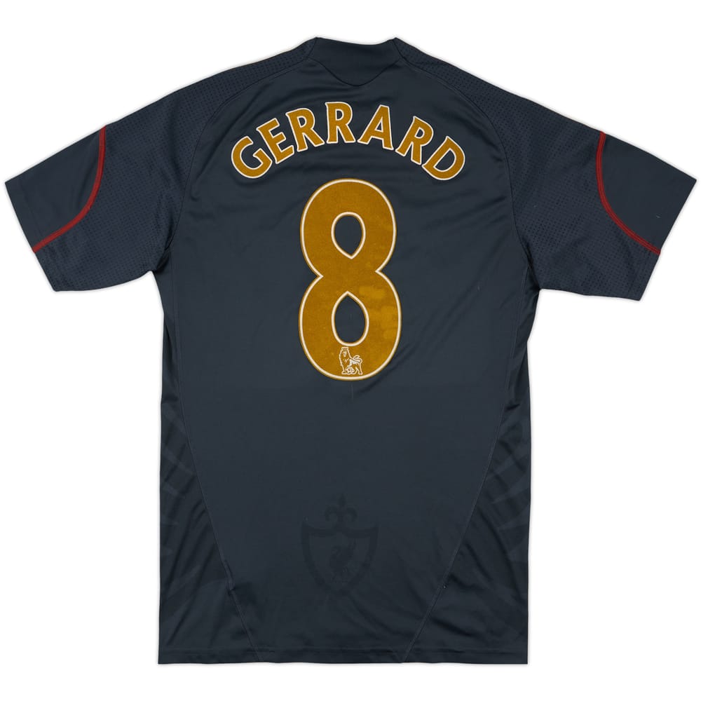 2009-10 Liverpool Away Shirt Gerrard #8 - 7/10 - (M)