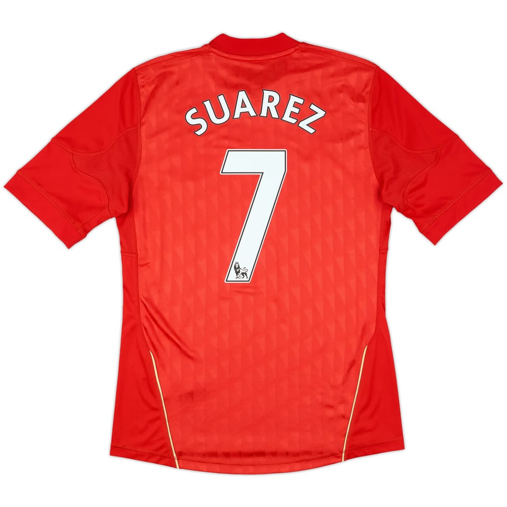 2010-12 Liverpool Home Shirt Suarez #7 - 8/10 - (S)