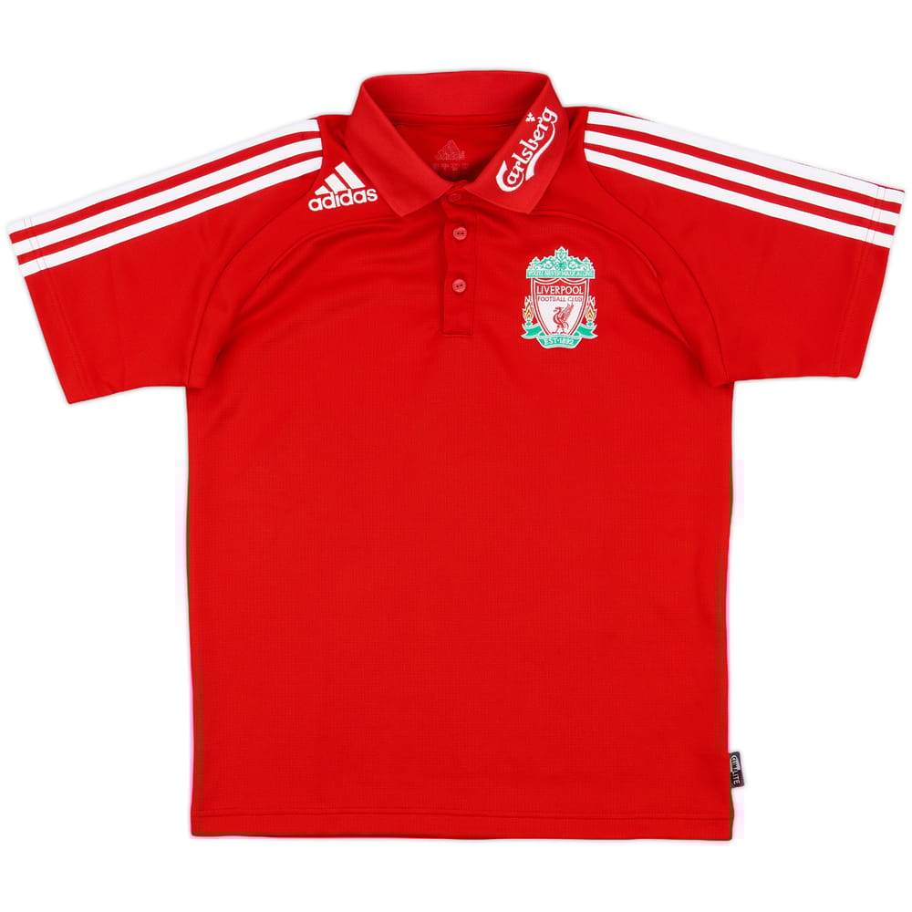 2008-09 Liverpool adidas Polo Shirt - 8/10 - (XS)