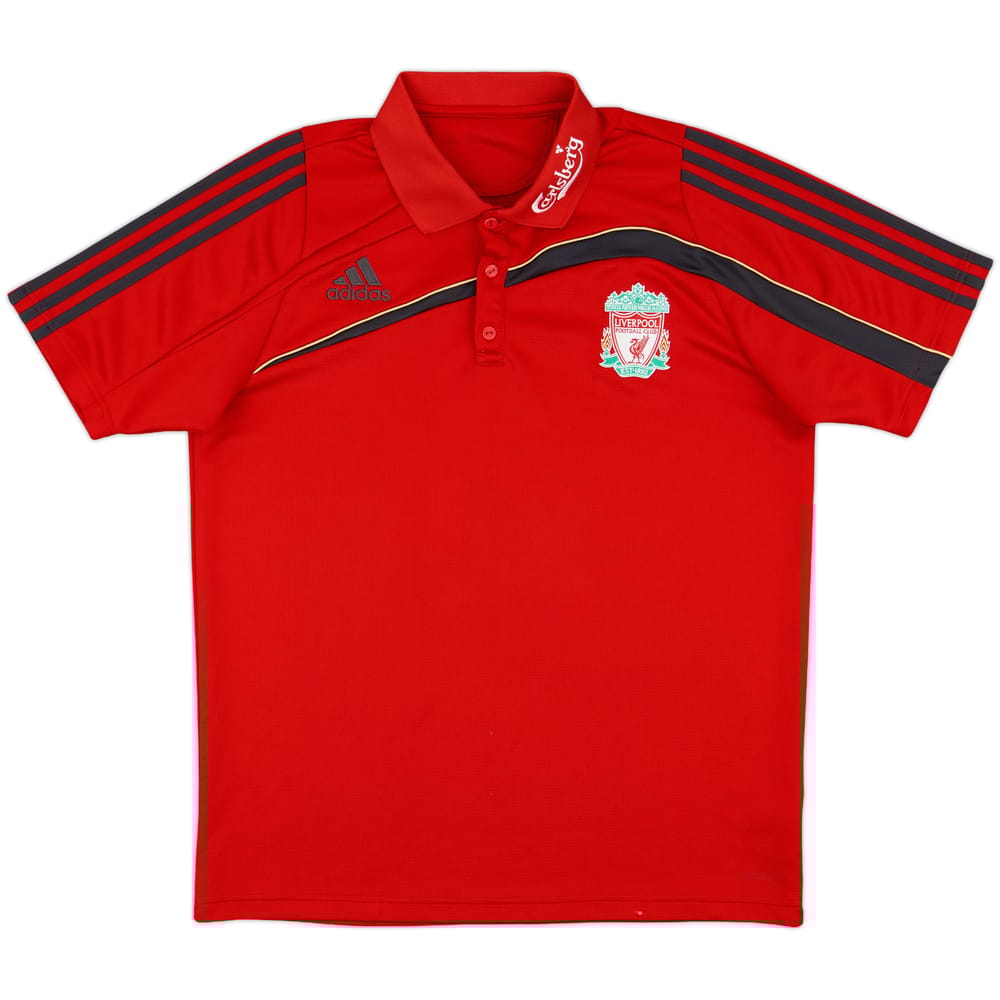 2009-10 Liverpool adidas Polo Shirt - 8/10 - (L)