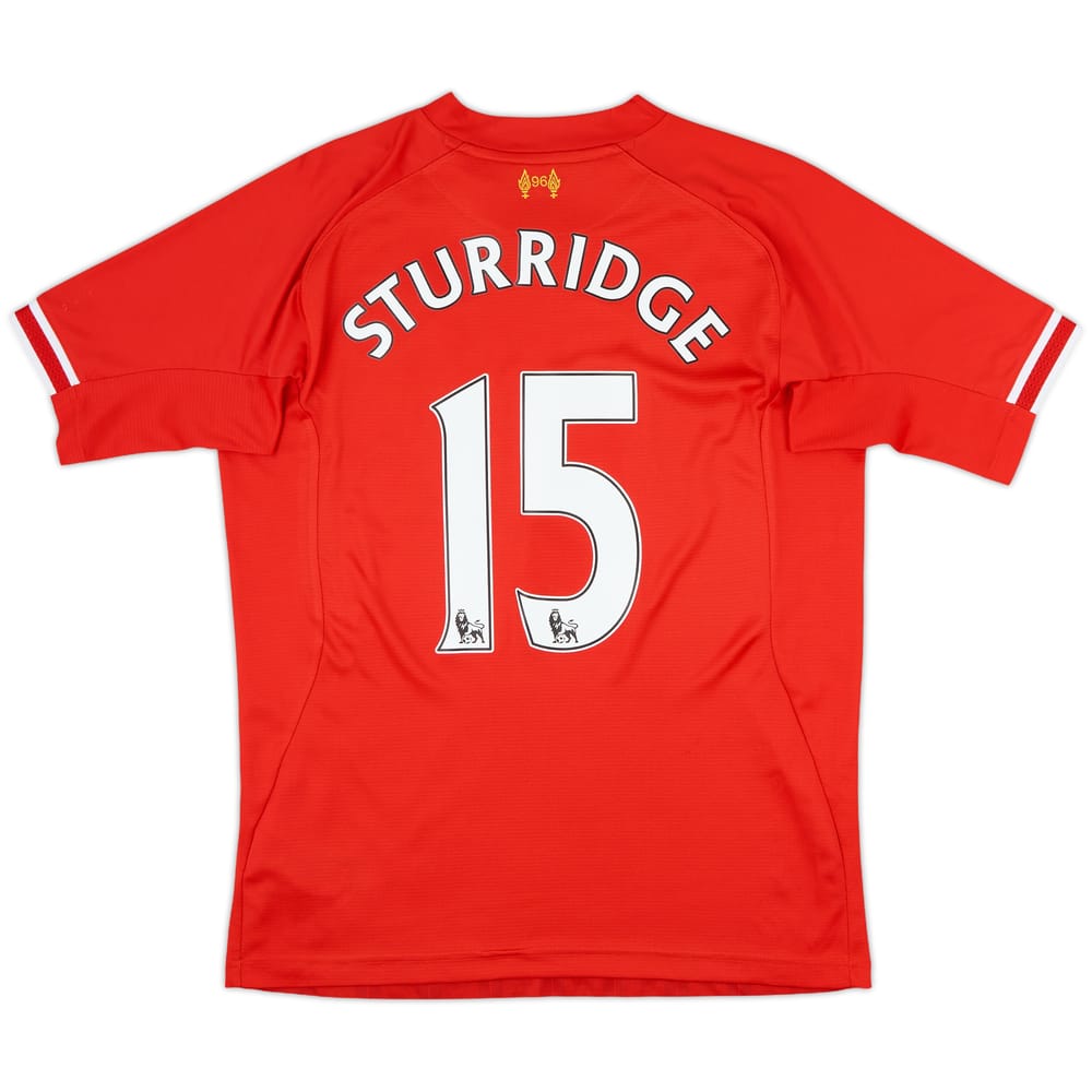 2013-14 Liverpool Home Shirt Sturridge #15 - 7/10 - (M)