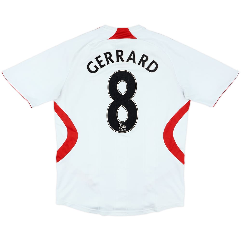 2007-08 Liverpool Away Shirt Gerrard #8 - 6/10 - (M)