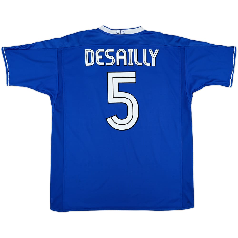 2003-05 Chelsea Home Shirt Desailly #5 - 8/10 - (XL)