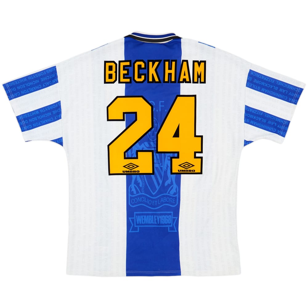 1994-96 Manchester United Third Shirt Beckham #24 - 8/10 - (XL)