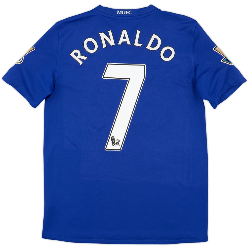 2008-09 Manchester United Third Shirt Ronaldo #7 - 9/10 - (XL.Boys)