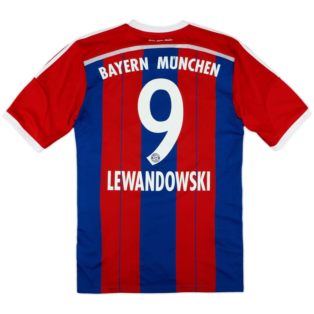 2014-15 Bayern Munich Home Shirt Lewandowski #9 - 9/10 - (M)