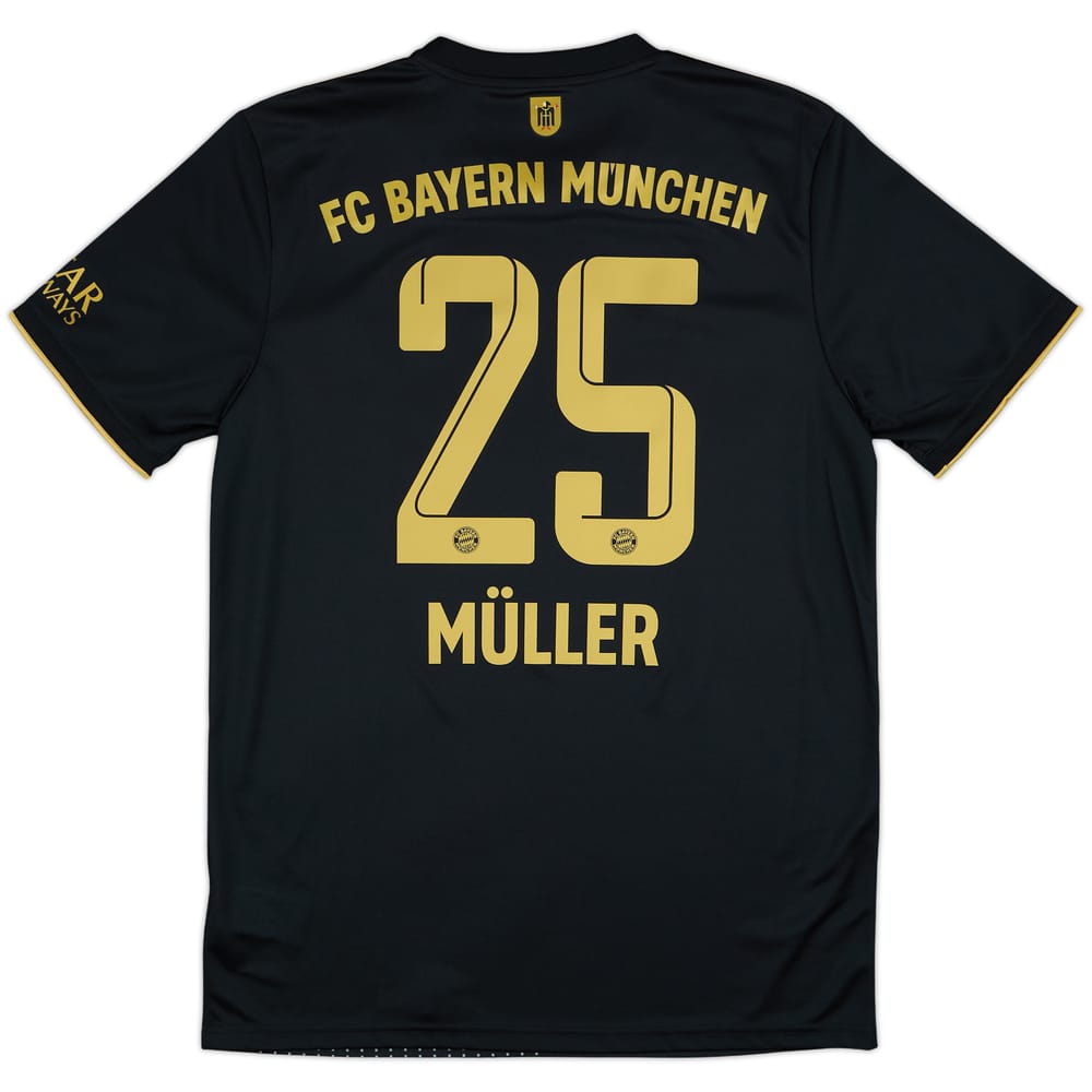 2021-22 Bayern Munich Away Shirt Muller #25 (M)