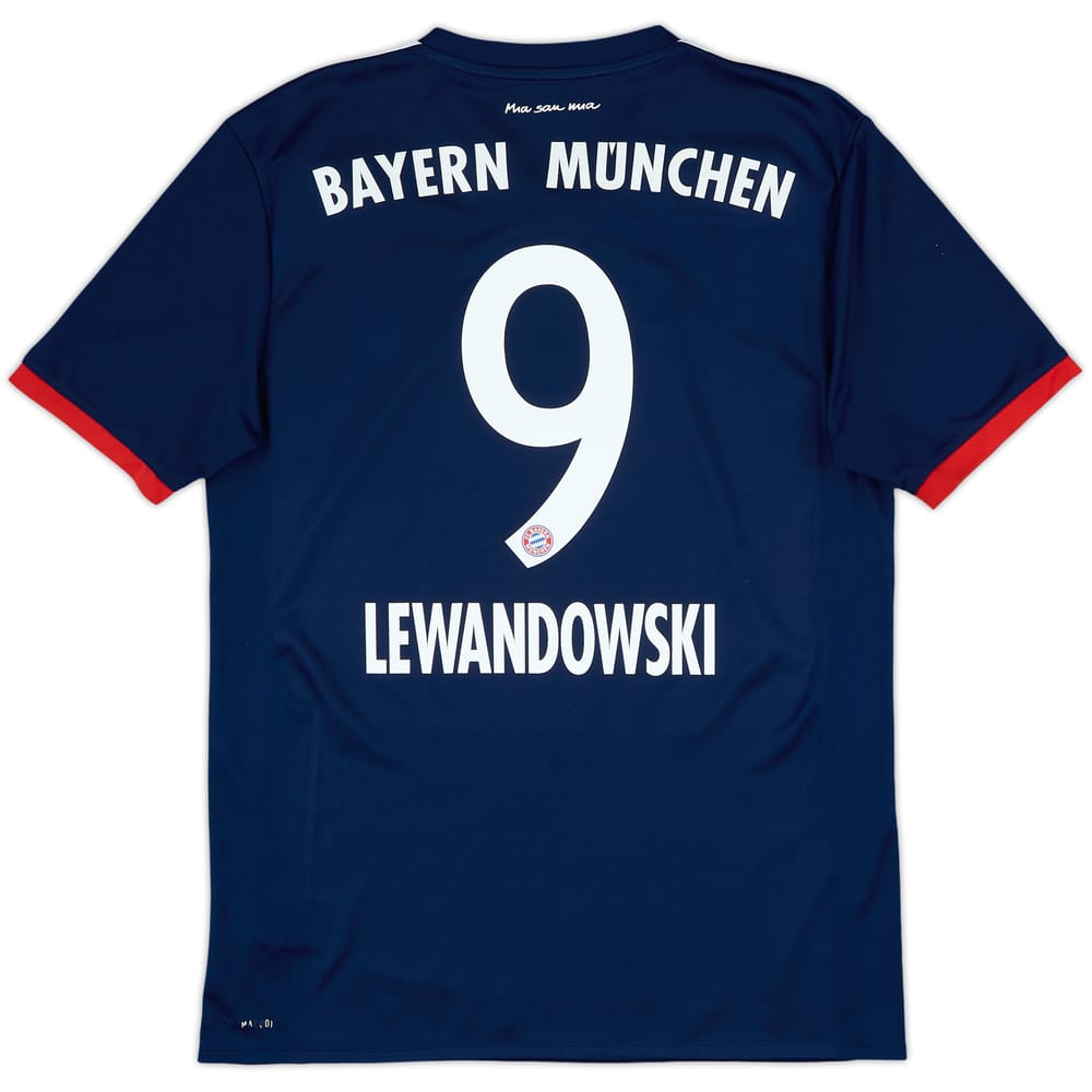 2017-18 Bayern Munich Away Shirt Lewandowski #9 - 10/10 - (M)