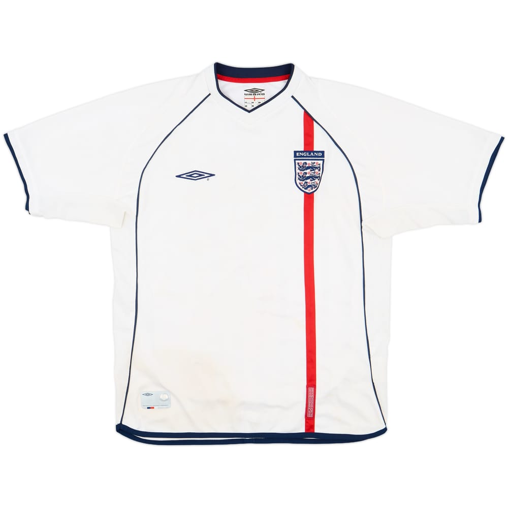 2001-03 England Home Shirt - 4/10 - (L)