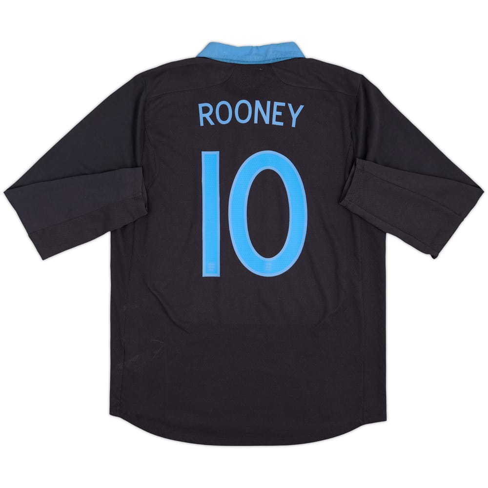2011-12 England Away L/S Shirt Rooney #10