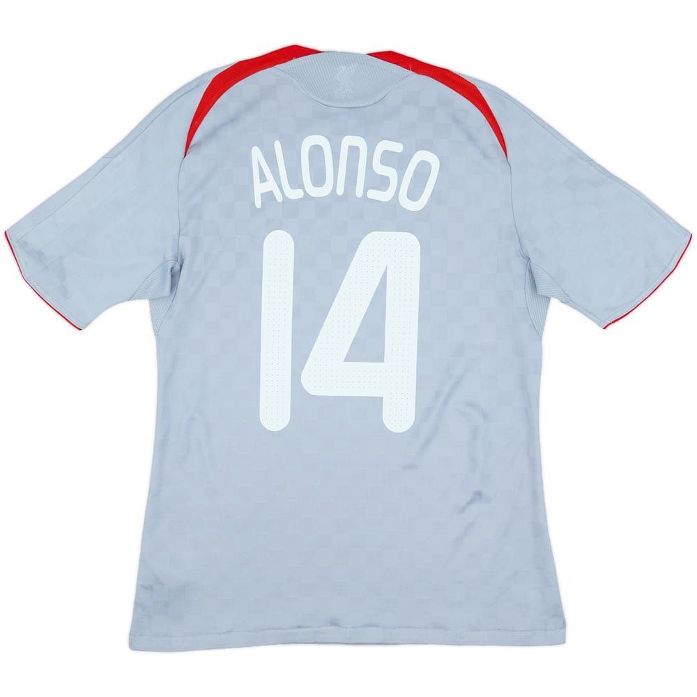 2008-09 Liverpool Away Shirt Alonso #14 - 9/10 - (M)
