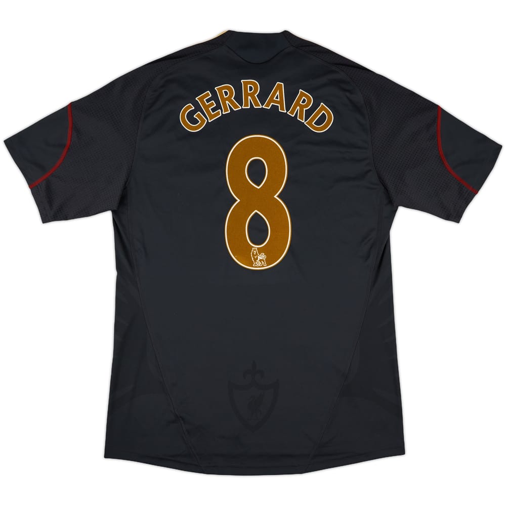 2009-10 Liverpool Away Shirt Gerrard #8 - 7/10 - (M)
