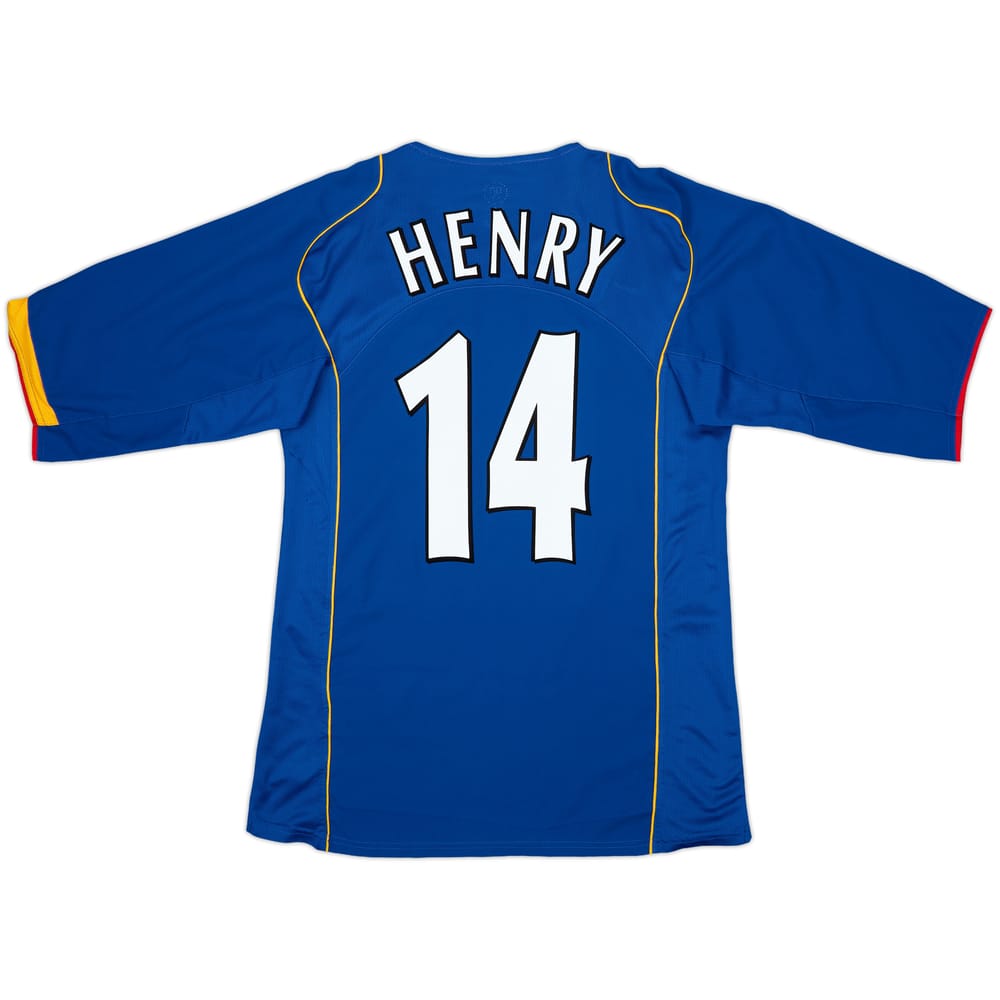 2004-06 Arsenal Away Shirt Henry #14 - 5/10 - (L)