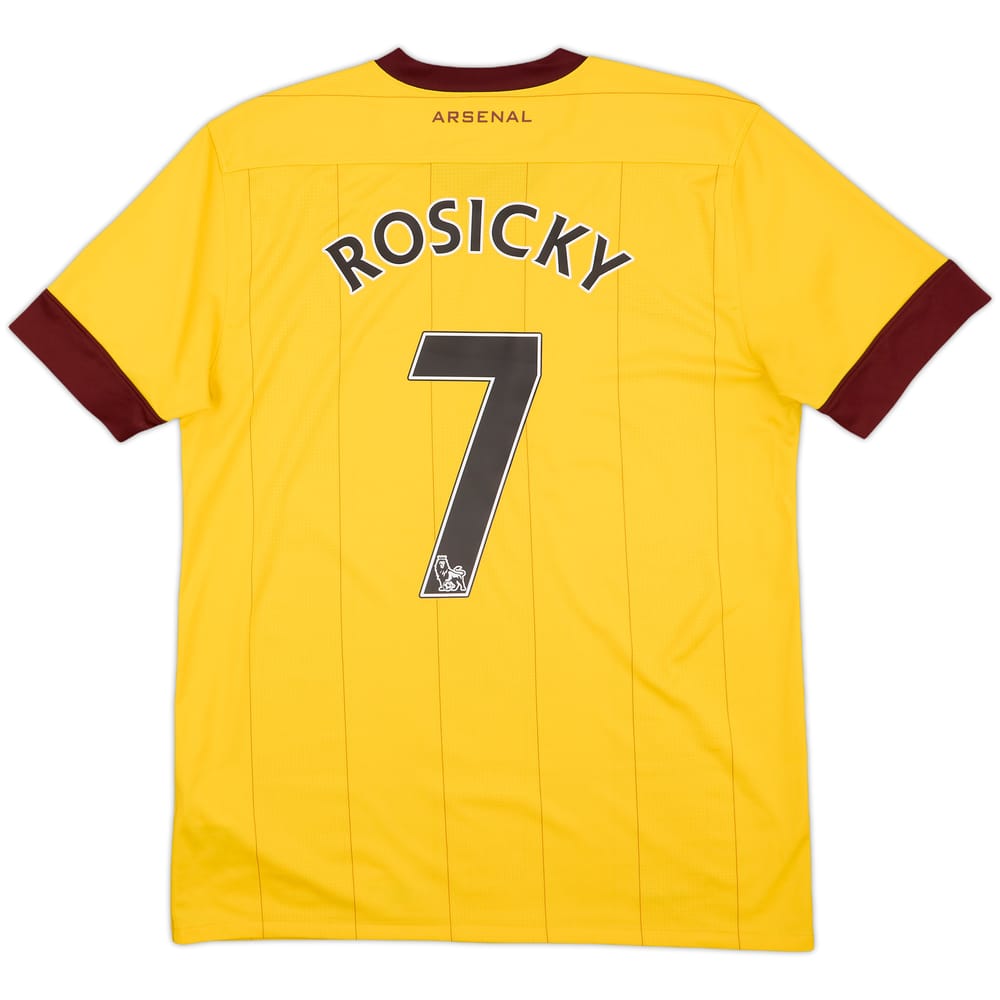 2010-13 Arsenal Away Shirt Rosicky #7 - 8/10 - (M)